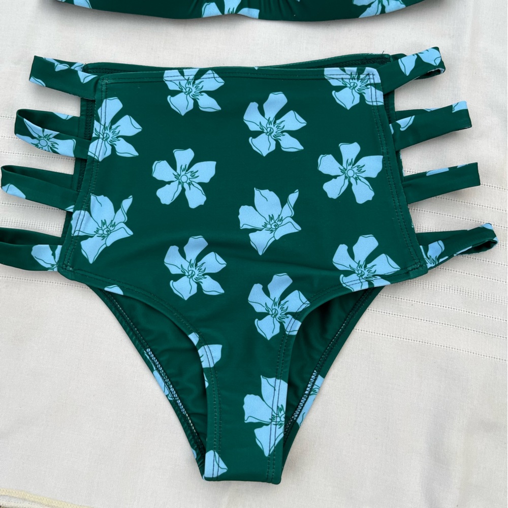 New XS Green High Waist Bikini - Picture 2 of 11